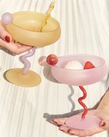 Whimsical Jelly Bean Wine Glass for Cocktails & Champagne
