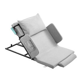 VEVOR Electric Lifting Backrest for Bed, 300 lbs Capacity, 4-68° Adjustable Lifting Bed Backrest, with Guardrail Armrest & Storage Pouch