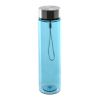 18oz Turquoise Plastic Water Bottle with Stainless Steel Screw Top & Carry Strap – Wide Mouth, BPA-Free