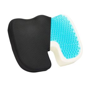 VEVOR Seat Cushion, Cooling Gel + Memory Foam Seat Cushion, Pressure-Relief Wheelchair Seat Pad with U-Shaped Cutout & Removable Cover