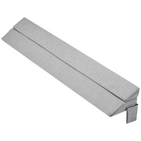VEVOR Bed Wedge Pillow for Headboard, Queen Size, 60"x10"x6" Bed Gap Filler, Fill 0-7" Gap Between Headboard and Mattress
