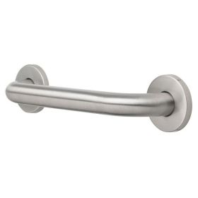 12 in. Grab Bar, 1.25 in., Concealed Screws, Stainless Steel Finish