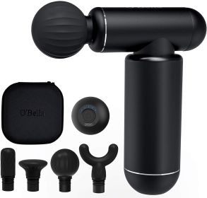 Massage Gun Deep Tissue Percussion Muscle Massager - Metal Handheld Electric Massager for Pain Relief Athletes Quiet Brushless Motor Cordless 1.1 lbs