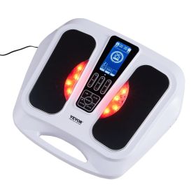 VEVOR Foot Circulation Stimulator with Heat, EMS & TENS Foot Massager for Neuropathy, Electric Foot Stimulator with 3-Level Temperature