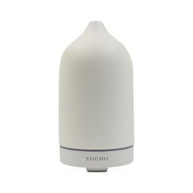 YUEMI AROMASCAPE Essential Oil Diffuser Ultrasonic Aromatherapy Diffuser 160ml Ceramic Stone Aroma Diffuser with 7 Colors LED Night Light 4 Timer Sett