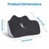 Memory Foam Seat Cushion Sciatica Pain Relief Cushion Pillow Seat Cushion with Machine Washable Cover for Home Office Car Wheelchair Airplane