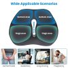 Memory Foam Seat Cushion Sciatica Pain Relief Cushion Pillow Seat Cushion with Machine Washable Cover for Home Office Car Wheelchair Airplane