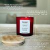 (2 pack) Amber and Saffron Scented 2-Wick Frosted Jar Candle 12oz.