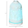 100ml Aroma Diffuser Essential Oils Humidifier, 7 Colors LED, 2 Mist Mode, Timer, Auto-off Feature for Relaxation
