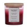 (4 pack)and Amber and Saffron Scented 2-Wick Ombre Jar Candle 12oz.