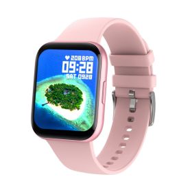 P25 Full-touch Heart Rate Monitoring Sports Smart Bracelet (Option: Pink-Watch)