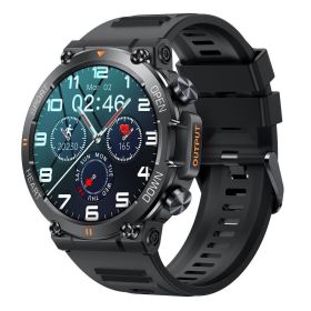 SENBONO Men Smart Watch Round Big Screen Wireless Dial Answer Call Fitness Tracker Outdoor Sports Smartwatch (Option: Style1)