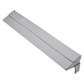 VEVOR Bed Wedge Pillow for Headboard, King Size, 76"x10"x6" Bed Gap Filler, Fill 0-7" Gap Between Headboard and Mattress (Number: 2 Pcs, size: 76x6x10 inch)