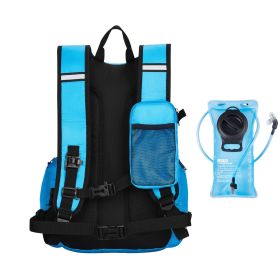 Hydration Backpack, 25L Insulated Hydration Pack Backpack with 2L TPU Water Bladder, Hiking Water Backpack with Storage for Men Women (Type: Regular Type, Color: Blue)