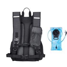 Hydration Backpack, 25L Insulated Hydration Pack Backpack with 2L TPU Water Bladder, Hiking Water Backpack with Storage for Men Women (Type: Regular Type, Color: Black)