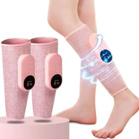 Relaxing Leg Compression Sleeves – 3 Massage Modes with Heat for Travel, Pregnancy & Post-Workout Recovery (Quantity: 2pcs)