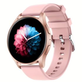 Trendy Smart Watch, Smart Watch For Men And Women, Make,answer Calls, Wireless Smart Watch, Fitness Tracker With Calorie Tracker, Pedometer, Text (Option: Pink)