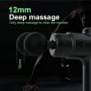 Massage Gun Deep Tissue Percussion Massager for Athletes,Handheld Body Back Muscle Massager Gun with 8 Massage Heads