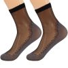 Anti Slip Sheer Ankle Socks for Women with Cotton Sole Silk Thin Nylon Ankle Socks 20 Pairs