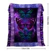 1pc Cozy Butterfly Printed Flannel Blanket - Soft, Warm, And Lightweight Throw For Couch, Sofa, Office, Bed, Camping