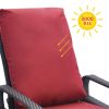 Indoor Outdoor Recliner Replacement Cushion;  Patio Furniture Chair Sofa Washable Cushion Deep Seat;  UV Protected;  Fade Protected and Water Spill Re