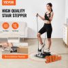 VEVOR Stair Stepper, Mini Stepper for Exercise at Home, Hydraulic Fitness Stepper with Resistance Bands, Full Body Workout Cardio Equipment